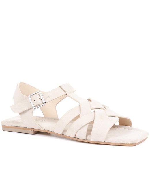 Jones Bootmaker Pink Lyla Flat Sandals