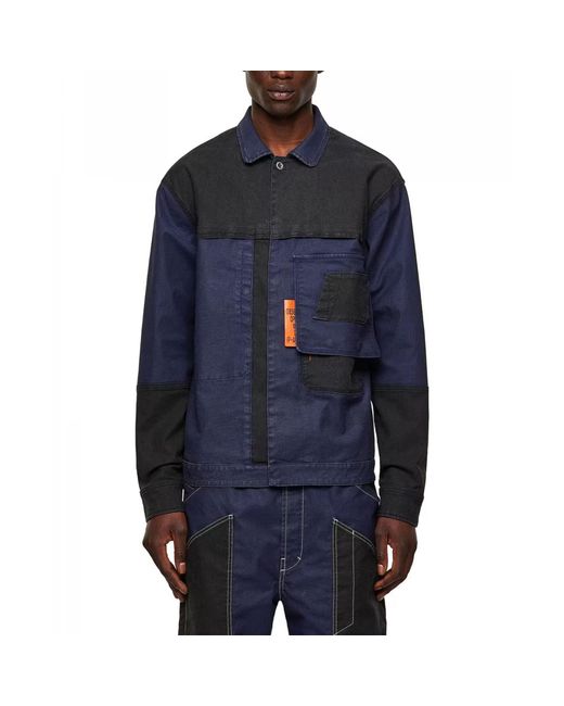 DIESEL Blue D Trucker Jacket for men