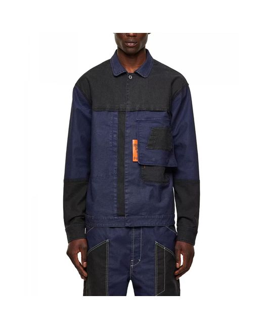 DIESEL Blue D Trucker Jacket for men