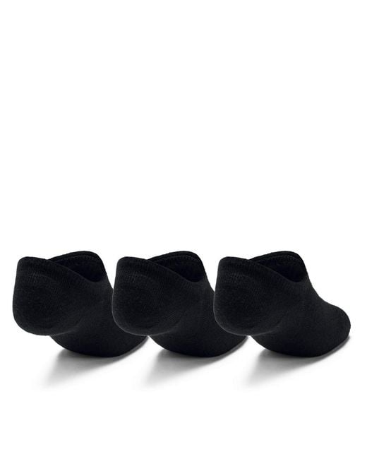 Under Armour Blue Essential Liner No Show Trainer Socks for men