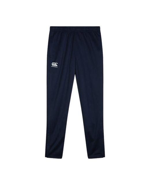 Canterbury Blue Ladies Stretch Tapered Leg Jogging Bottoms