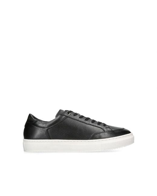 KG by Kurt Geiger Black Leather Hype Sneakers Leather for men