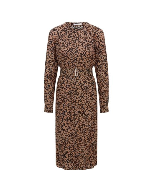 Boss Brown Dibanora2 Dress