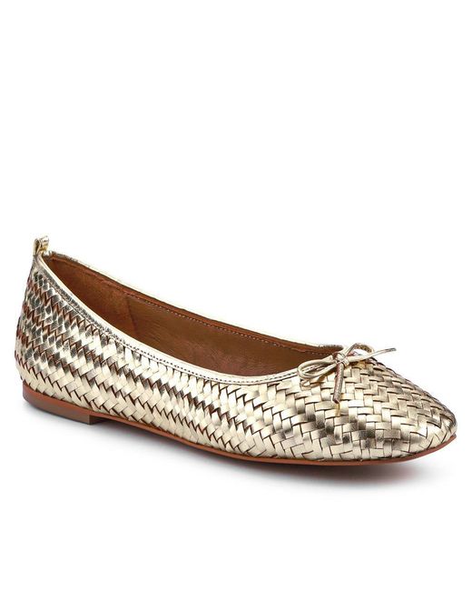 Jones Bootmaker Metallic Stephanie Leather Pumps