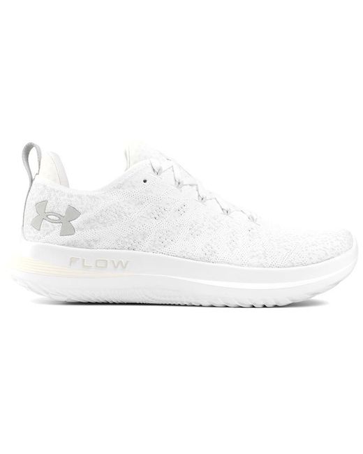 Under Armour White Flow Velociti 3 Running Shoes for men