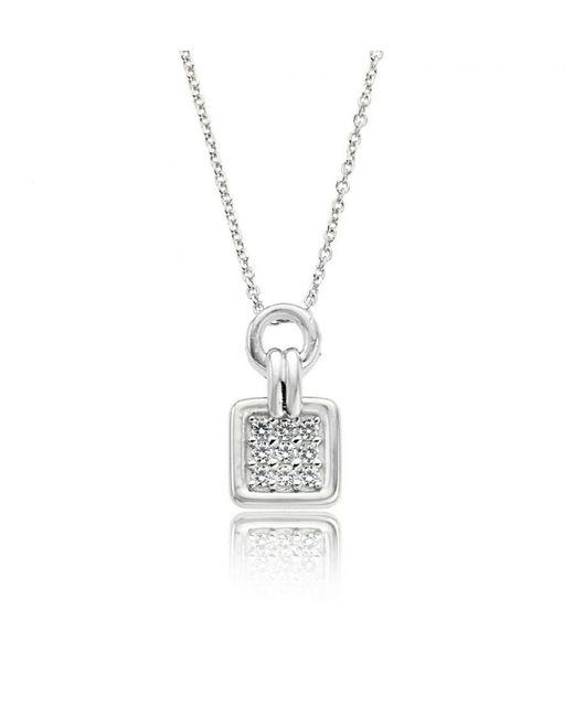 Orphelia Metallic 925 Sterling Chain With Pendant
