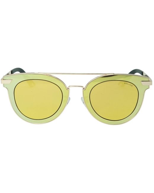 Police Yellow Spl349M 300G Sunglasses Metal (Archived) for men