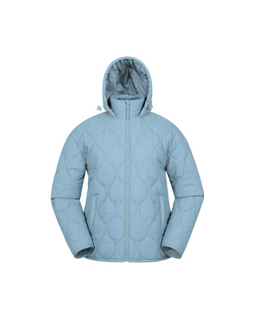 Mountain Warehouse Blue Ladies Flora Quilted Jacket