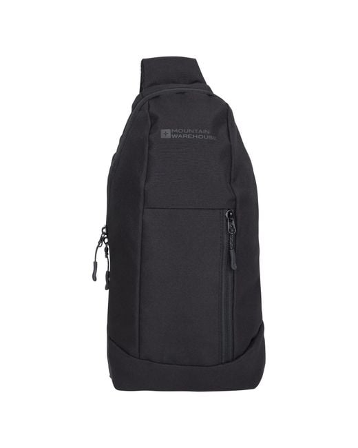 Mountain Warehouse Black 8L Sling Backpack