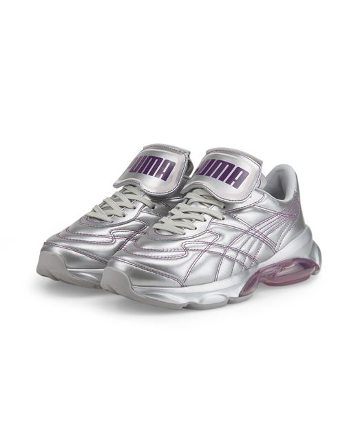 PUMA White X Dua Lipa Cell Dome King Ml Trainers Sports Shoes