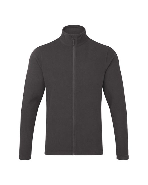 PREMIER Gray Recyclight Full Zip Fleece Jacket (Dark) for men