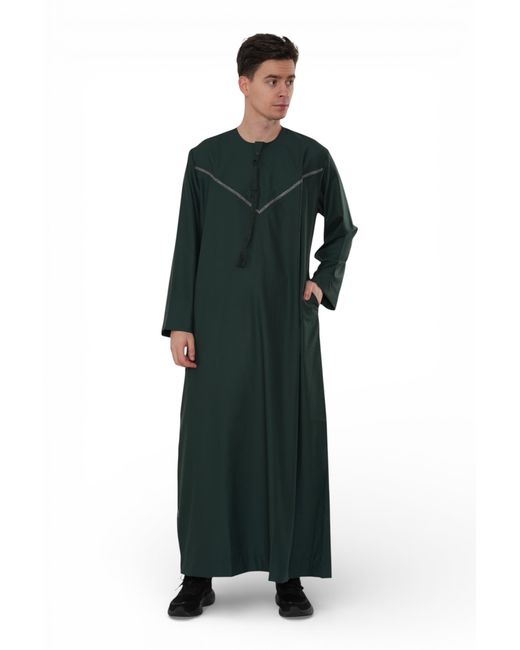 Thobez Green Eid Moroccan Thobe Robe Djellaba Ramadan Eid Jubba- Hm10 for men