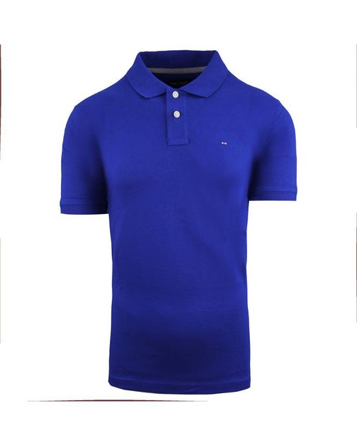 Eden Park Blue Paris Cotton Polo Shirt for men
