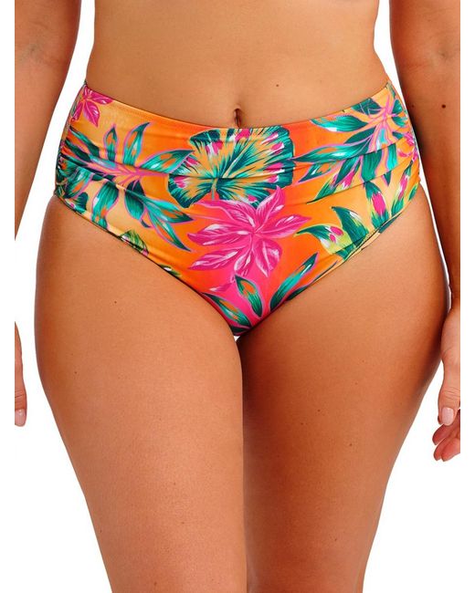 Fantasie Red Sunset Reef Full Bikini Brief