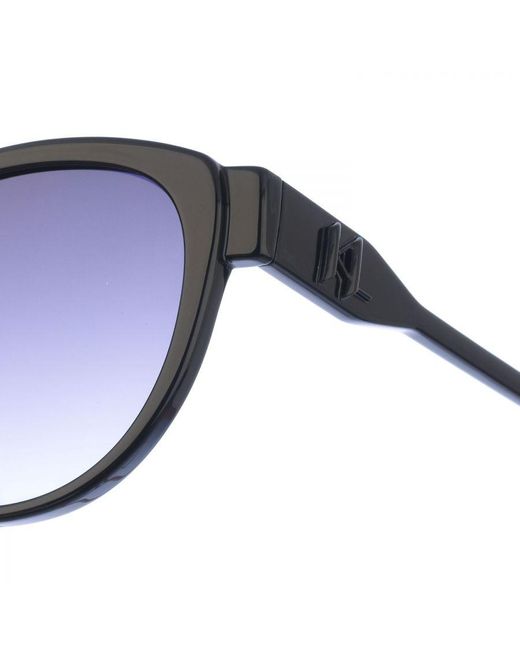 Karl Lagerfeld Blue Acetate Sunglasses With Oval Shape Kl6099S