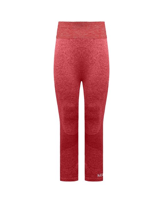 MP Activewear Red Myprotein Curve High Waisted 3/4 Leggings