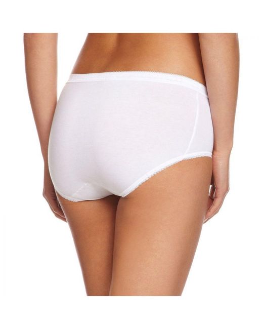 Sloggi White Basic+ Midi 3 Pack