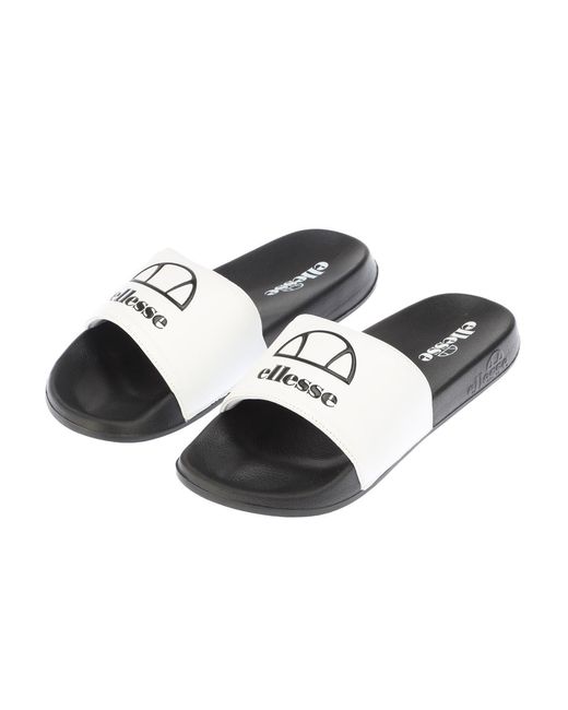 Ellesse White Felnts Open Toe Slide Sandals for men