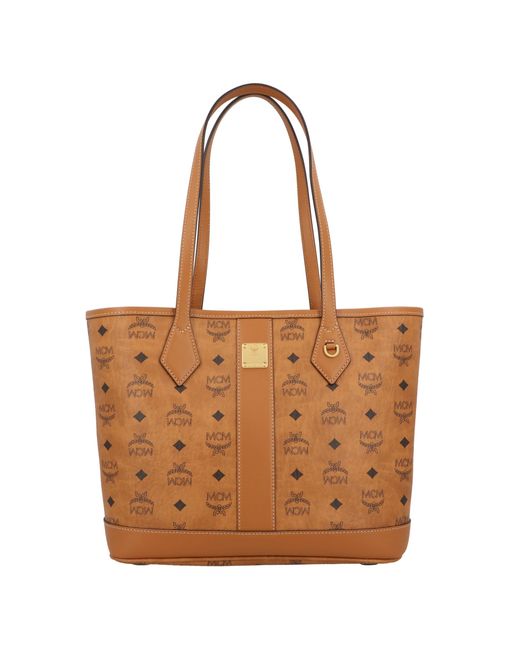MCM Brown Neuer Liz Shopper Small