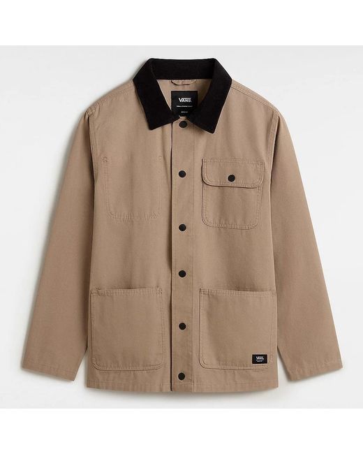 Vans Brown Drill Chore Jacket for men
