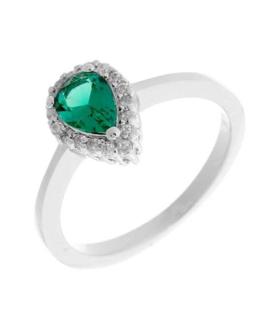 Orphelia Green 925 Sterling Ring