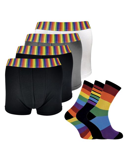 Sock Snob Blue Socks & Boxers Set for men