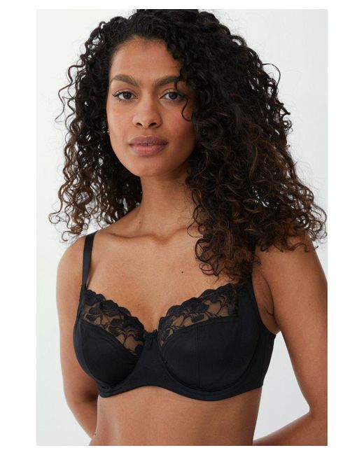 Gorgeous Black Dd+ Florence Balcony Bra