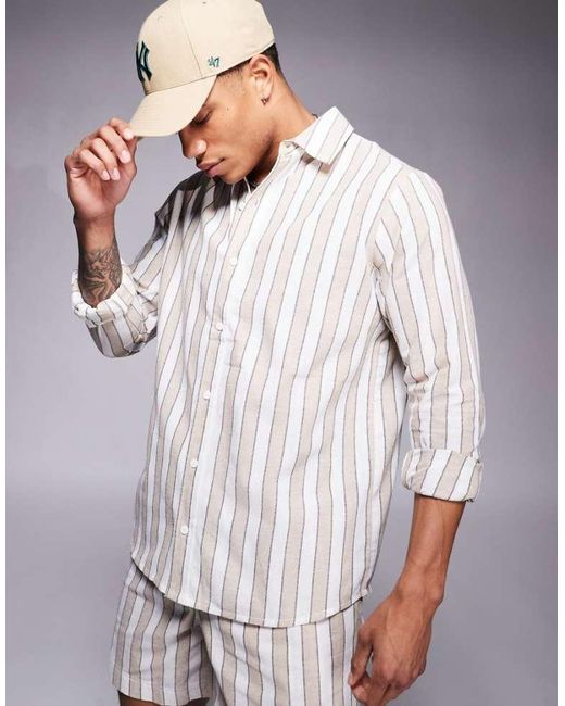 South Beach Gray Long Sleeve Shirt for men