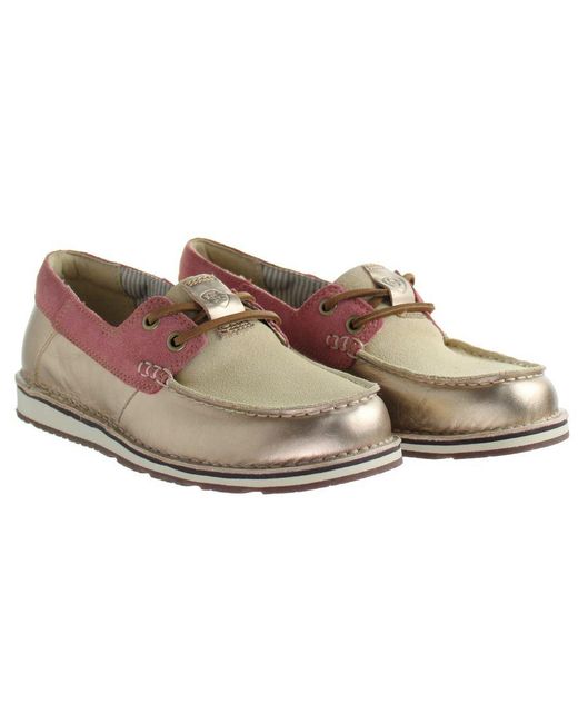 Ariat Pink Cruiser Castaway Shoes Leather (Archived)