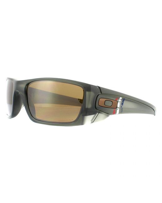 Oakley Green Sunglasses Fuel Cell Oo9096-J7 Matte Ink Prizm Tungsten for men
