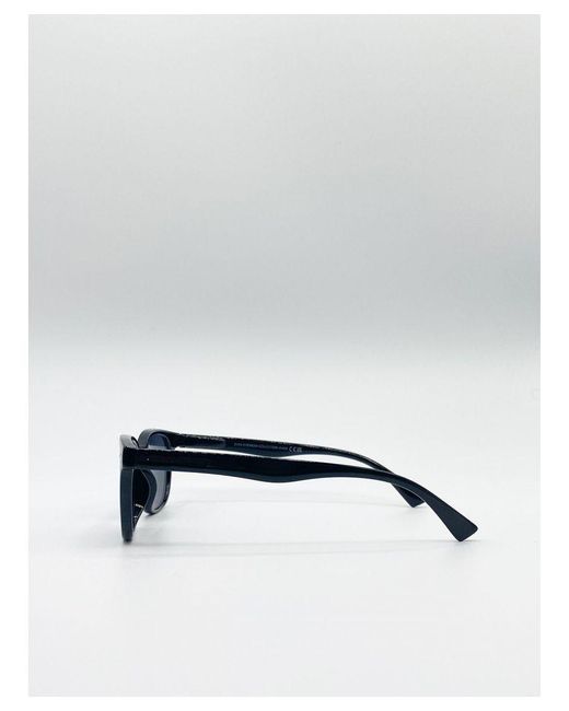 SVNX White Classic Wayfarer Sunglasses for men