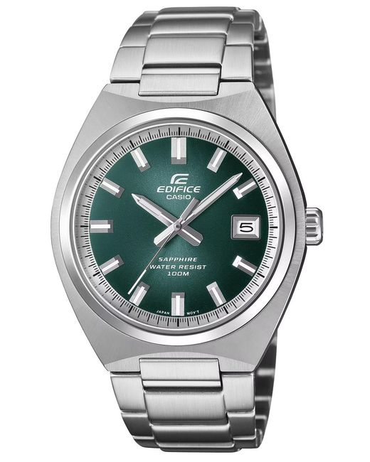 G-Shock Gray Edifice Watch Efb-109D-3Avef Stainless Steel for men