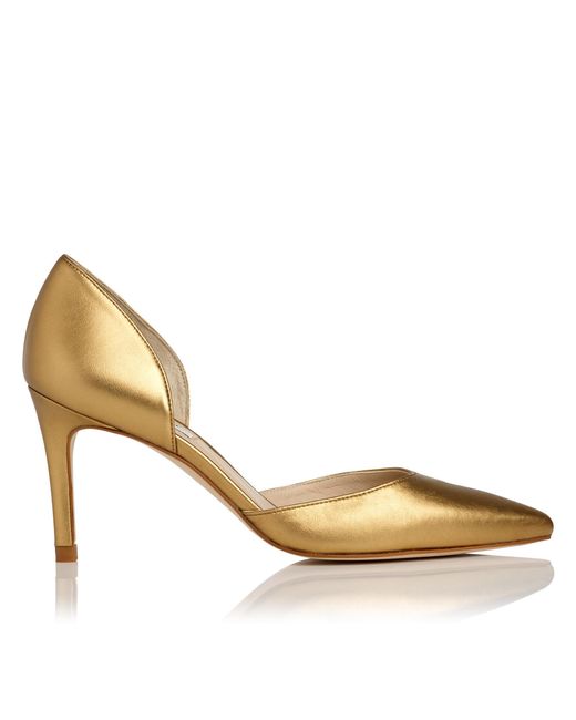 L.K.Bennett Metallic Flossie Courts, Leather