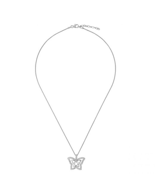 Orphelia Metallic 925 Sterling Chain With Pendant