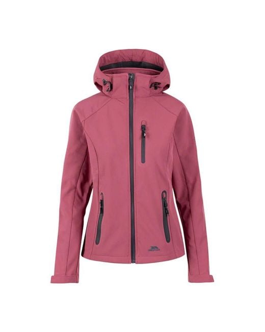 Trespass Pink Ladies Bela Ii Waterproof Softshell Jacket (Rose Tone)
