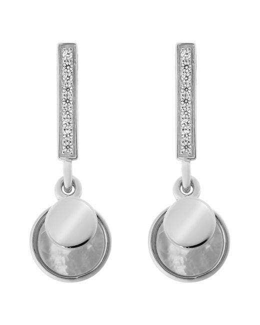Orphelia Metallic 'Isi' 925 Sterling Drop Earrings