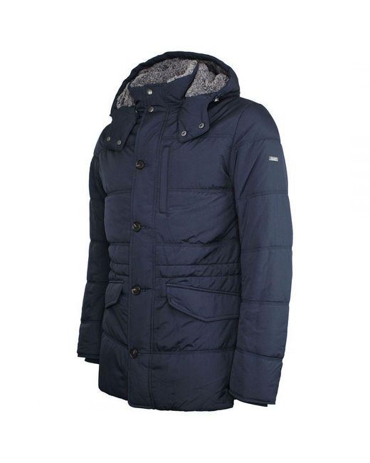 Hackett Blue Anorak Fleece Jacket for men