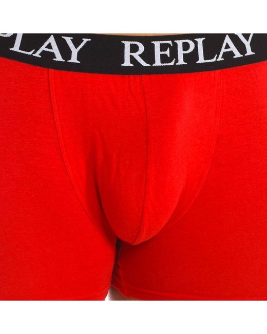 Replay Red Pack-2 Boxers I101005 for men