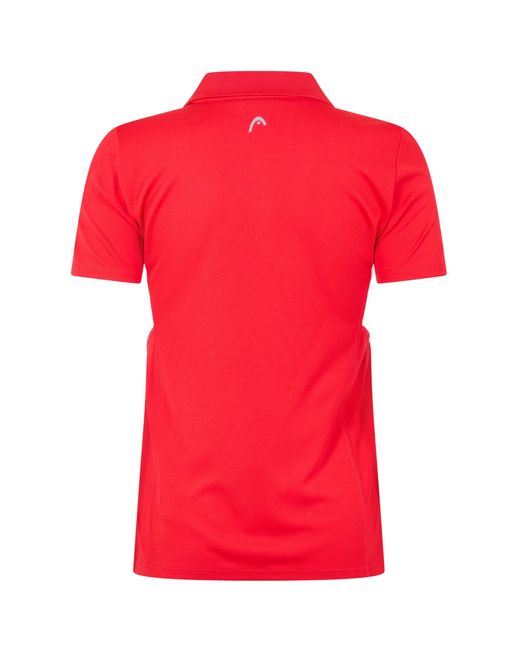Head Performance Poloshirt in het Red