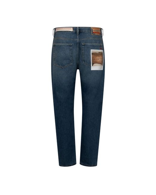 DIESEL Blue D Viker Straight Leg Jeans for men