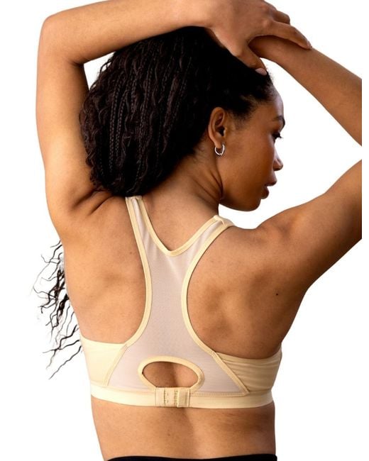 Shock Absorber Natural U10075 Pump Padded Sports Bra