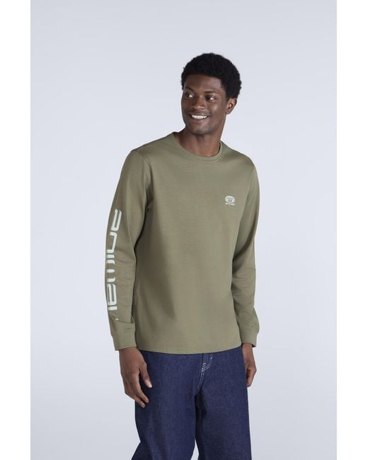 Mountain Warehouse Green 'Tommy' T-Shirt Cotton Round Rib Neck Everyday Casual Tee for men