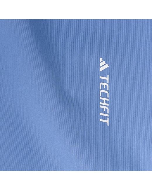 Adidas Blue 7 8 Leggings (Plus Size)