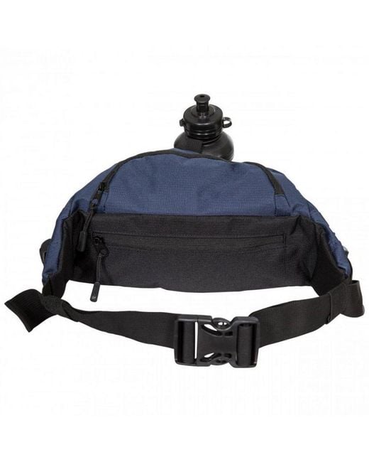 Trespass Black Vasp Bumbag Waistbag Hippack With Drinks Bottle for men