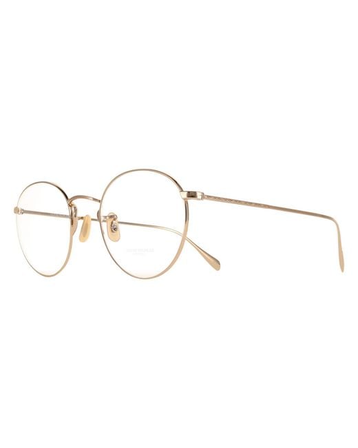 Oliver Peoples Metallic Round Ov1186 Coleridge Metal