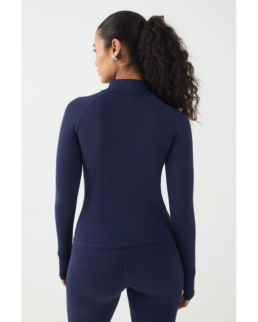 DSGN Studio Blue Sculpt Zip Through Jacket