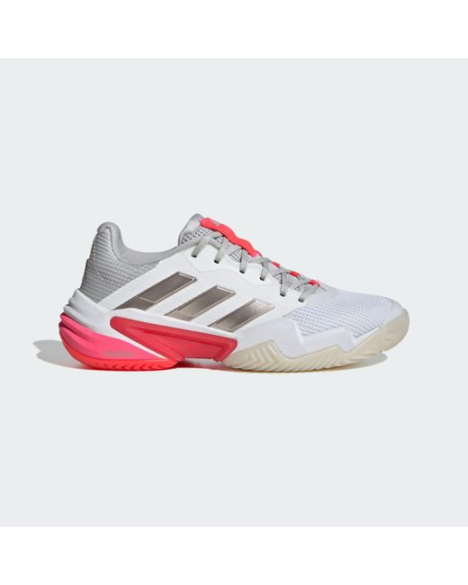 Adidas Originals Gray Barricade 13 Tennis Shoes