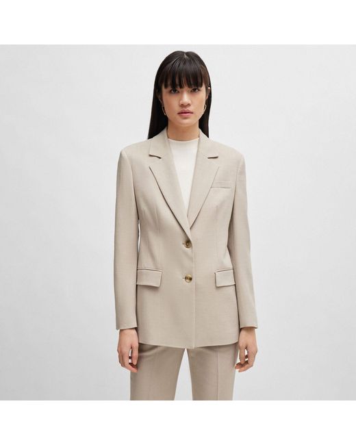 Boss Natural Jerela Single Breasted Jacket
