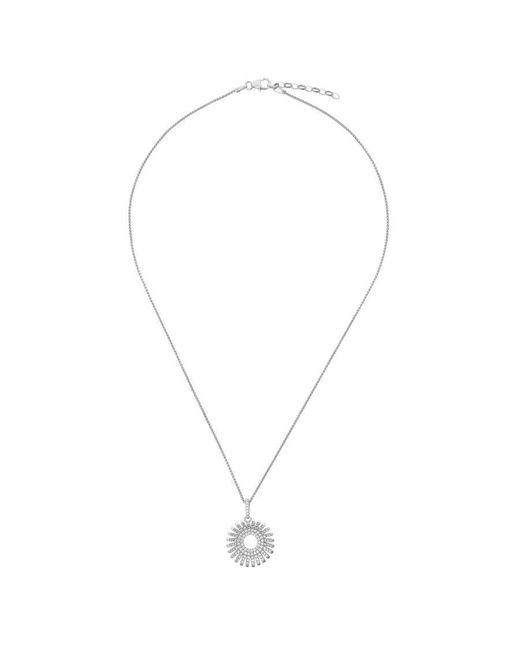 Orphelia Metallic 925 Sterling Chain With Pendant