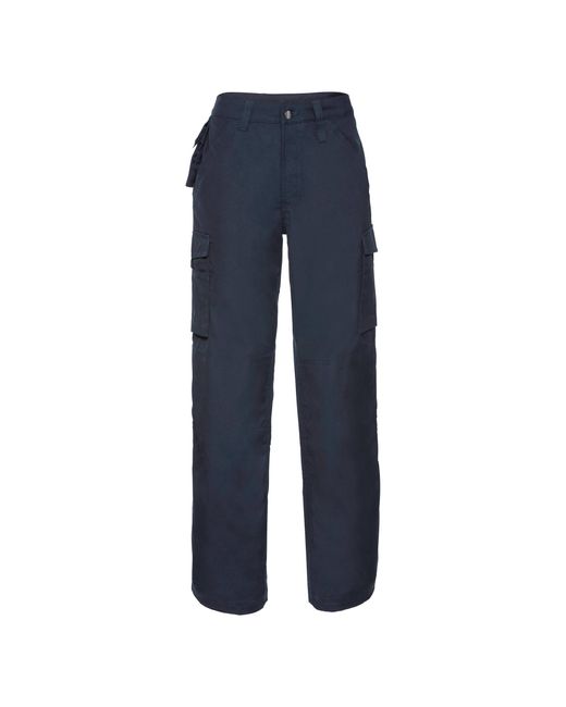 Russell Blue Work Wear Heavy Duty Trousers (Long) Pants (French) for men